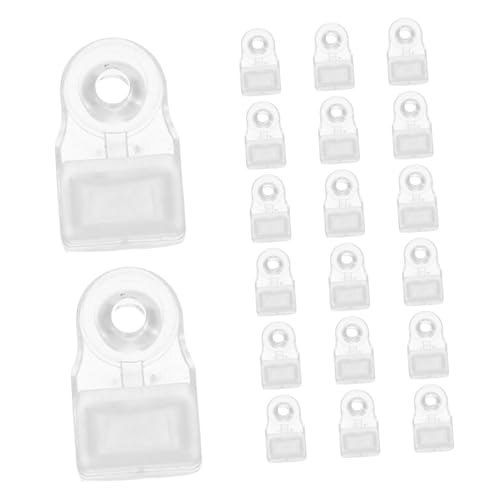 OSALADI 20 Satz Spiegelhalter Clips Transparent Kunststoffrahmenlos Spiegelbefestigung mit Schrauben für Schrank Glas Tür Wand Bilderrahmen Befestigungen OSALADI 20 Satz Spiegelhalter Clips Transparent Kunststoffrahmenlos Spiegelbefestigung mit Schrauben für Schrank Glas Tür Wand Bilderrahmen Befestigungen von OSALADI