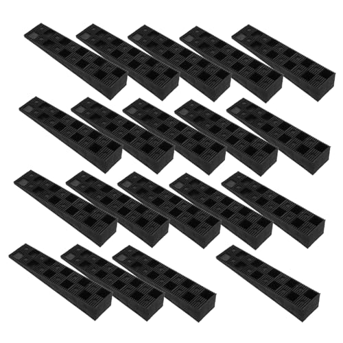 OSALADI 20 Stück Block Fenster Abstandshalter Heimwerkerkeile Zum Nivellieren Türkeil Kleine Polster Möbel Nivellierscheiben Stangenkeile Konstruktions Nivellierkeile Schwarzer OSALADI 20 Stück Block Fenster Abstandshalter Heimwerkerkeile Zum Nivellieren Türkeil Kleine Polster Möbel Nivellierscheiben Stangenkeile Konstruktions Nivellierkeile Schwarzer von OSALADI