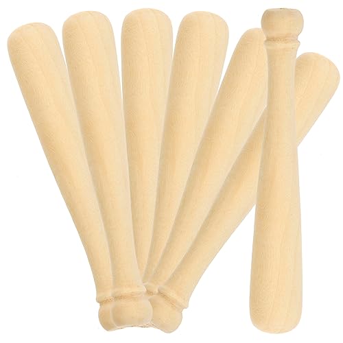 OSALADI 20 Stück Mini Holz Baseballschläger Unbemalt für Diy Bastelprojekte Kinderhandwerk und Partydekoration Leicht und Tragbar für Kreative Aktivitäten OSALADI 20 Stück Mini Holz Baseballschläger Unbemalt für Diy Bastelprojekte Kinderhandwerk und Partydekoration Leicht und Tragbar für Kreative Aktivitäten von OSALADI