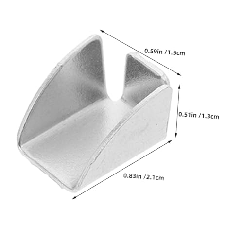 OSALADI 20 Stück Regalhalter Metallregalstützen Dreiecksklammern für Büroschränke Aktenregale Vielseitig Einsetzbar Holz Spanplatte Metallböden Träger Clips von OSALADI