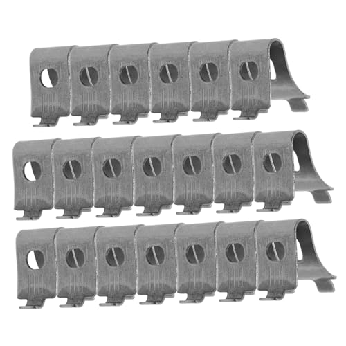 OSALADI 20 Stück Starker Stahl Regalhalter für Gefrierschrank Metallische Kühlregalstütze mit Dickem Winkelstahl Langlebige Lager und Haushaltsregalclips für Stabile Aufbewahrung OSALADI 20 Stück Starker Stahl Regalhalter für Gefrierschrank Metallische Kühlregalstütze mit Dickem Winkelstahl Langlebige Lager und Haushaltsregalclips für Stabile Aufbewahrung von OSALADI