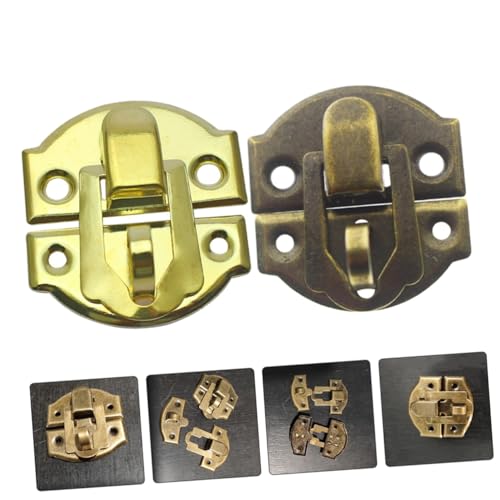OSALADI 20 Stück Teiliges Metall hasp Verschlüsse Antikstil Robuste Holzbox Schnappverschlüsse für Schmuckkästen Geschenkboxen Einfache Montage Langlebiger Kistenschloss Beschlag OSALADI 20 Stück Teiliges Metall hasp Verschlüsse Antikstil Robuste Holzbox Schnappverschlüsse für Schmuckkästen Geschenkboxen Einfache Montage Langlebiger Kistenschloss Beschlag von OSALADI