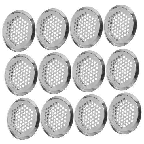 OSALADI 20 Stück Teiliges Runde Edelstahl Lüftungsgitter mit Wabenmuster Luftdurchlässige Ventilationsabdeckungen für Schuhschränke Kleiderschränke und Innenraumlüftung Staubresistent und OSALADI 20 Stück Teiliges Runde Edelstahl Lüftungsgitter mit Wabenmuster Luftdurchlässige Ventilationsabdeckungen für Schuhschränke Kleiderschränke und Innenraumlüftung Staubresistent und von OSALADI