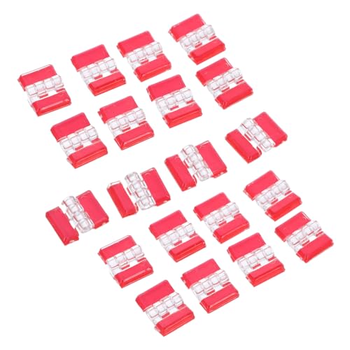 OSALADI 20 Stück Teiliges Selbstklebendes Transparentes Acryl-scharnier mit Doppelseitigem Klebeband Kleine Scharniere zum Reparieren von Schrank- Gefrierschrank Kühlschranktüren von OSALADI