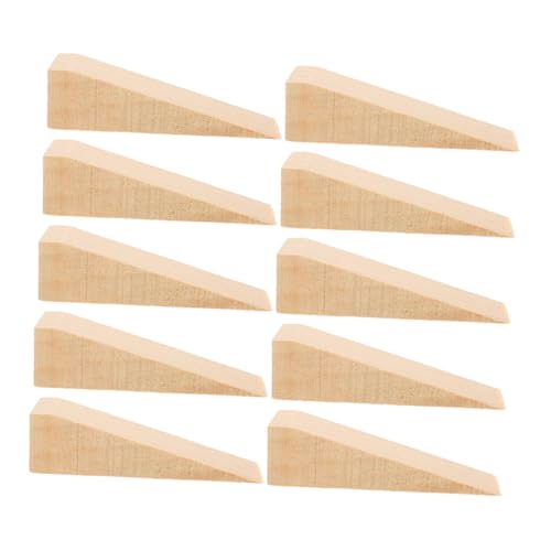 OSALADI 20 Stück Teiliges Türkeil aus Robustem Holz Rutschfeste Türstopper Wedges für Schwere Türen Vielseitig Einsetzbar Fliesen Teppich und Böden Einfache Handhabung Langlebig und von OSALADI