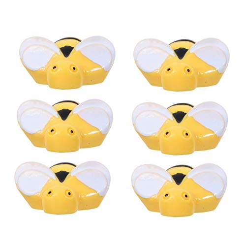 OSALADI 20 Stücke 3D Bienen Kühlschrankmagnete Figur Weihnachten Kühlschrank Aufkleber Mini Magnete Tiere Haken Kinder Mitbgebsel Pinnwand Whiteboard Magnettafel von OSALADI