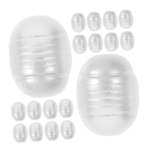 OSALADI 200 Stück Nachahmung von Perlen Perlendekor Perlenarmband Perlen facettierte Perlen unregelmäßige Perlenperlen natürliche Perlenperlen echte Perlen Abs Weiß von OSALADI
