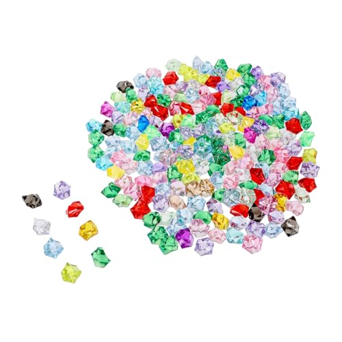 OSALADI 200stücke Mischfarbige Acrylsteine Irreguläre Vasenfüller Künstliche Zerkleinerte Eissteine Für Tischdekoration Party-Events Und Aquarien Für Hochzeiten Und Bastelarbeiten von OSALADI