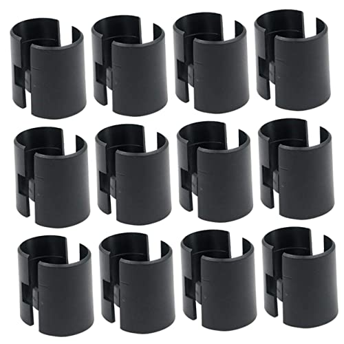 OSALADI 24 Stück Drahtregal Sperrclips Metallregal Halteschellen für Rohre Schwarze Split Sleeves für Regalsysteme Installieren und Langlebig OSALADI 24 Stück Drahtregal Sperrclips Metallregal Halteschellen für Rohre Schwarze Split Sleeves für Regalsysteme Installieren und Langlebig von OSALADI