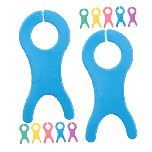 OSALADI 25 Stück Fischförmige Garnbobinen für Strick und Häkelprojekte Praktische Fadenhalter für DIY Handarbeiten Farben für Basteln von OSALADI