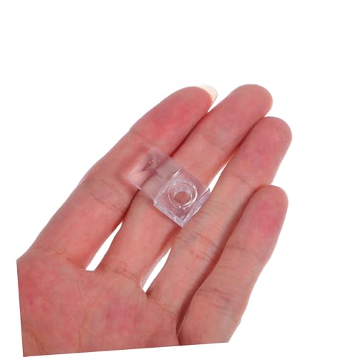 OSALADI 25 Stück Teiliges Klare Kunststoff Spiegelhalter Clips mit Schrauben und Dübeln Transparente Glasclips für Schrankspiegel Unsichtbare Befestigung Sichere Montage für Wände und OSALADI 25 Stück Teiliges Klare Kunststoff Spiegelhalter Clips mit Schrauben und Dübeln Transparente Glasclips für Schrankspiegel Unsichtbare Befestigung Sichere Montage für Wände und von OSALADI
