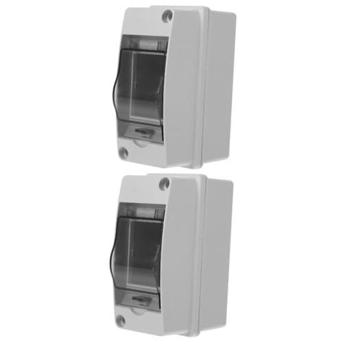 OSALADI 2Er-Box Verteilerschutzkasten DIN-Schiene trennen Kreuzung abschließbar transparent Außen nvme verteilerkasten verteilerblock kleine Plastikboxen 2-Wege-Verbrauchereinheit Stk Weiß OSALADI 2Er-Box Verteilerschutzkasten DIN-Schiene trennen Kreuzung abschließbar transparent Außen nvme verteilerkasten verteilerblock kleine Plastikboxen 2-Wege-Verbrauchereinheit Stk Weiß von OSALADI