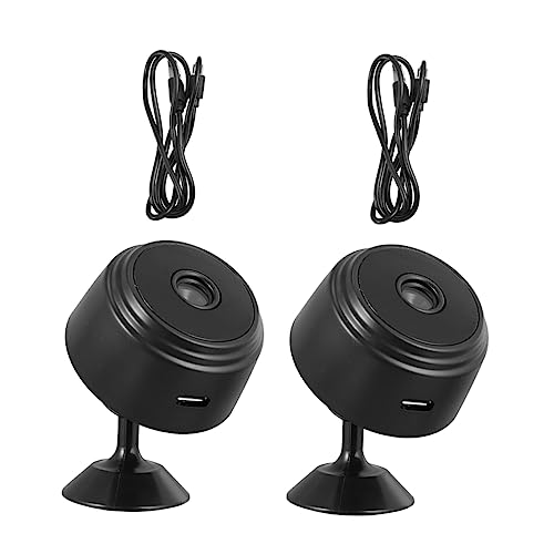 OSALADI 2stücke Nachtsicht Bewegungserkennung WLAN Magnetischer Halter Für Innenräume Kompakte Für Smartphone-überwachung von OSALADI