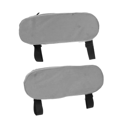 OSALADI 2Stücke Ergonomische Armlehnenpolster aus Memory Schaum für Bürostühle und Gaming Stühle Leicht zu Reinigen Multifunktionale Ellenbogenkissen für Komfort im und Büro von OSALADI