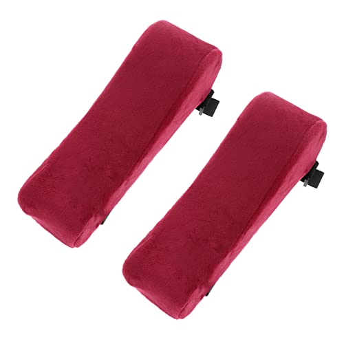 OSALADI 2Stücke Ergonomisches Ellenbogenkissen für Stühle Memory Foam Armlehnenpolster mit Rutschfester Unterseite Abnehmbar und Waschbar für Bürostuhl und Gaming Stuhl von OSALADI