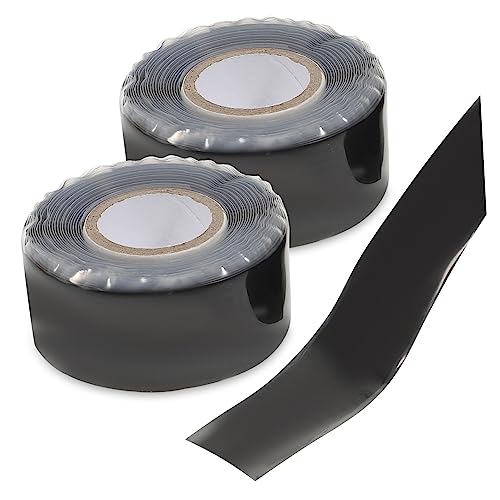 OSALADI 2Stücke Selbstverschmelzendes Gummiband Hochwertiges Wasserrohr Reparaturband Wasserdichtes Dichtband für Vermeidung von OSALADI