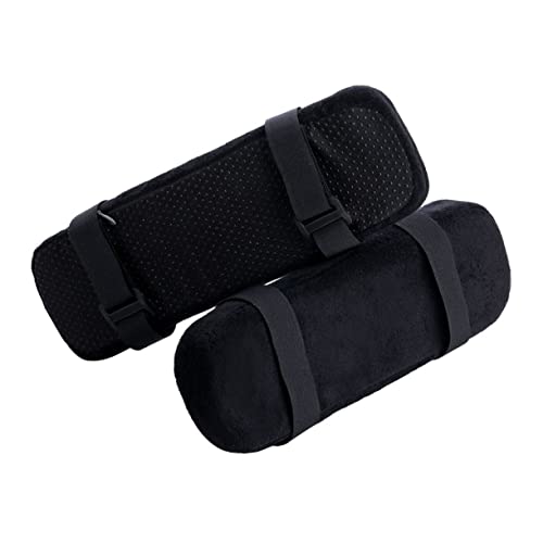 OSALADI 2Stücke Stuhlarmlehnenpolster Waschbare Armlehnenauflagen für Gaming Stühle Bequeme Armstützen rutschfeste Armlehnenpolster für Optimalen Komfort und Unterstützung von OSALADI