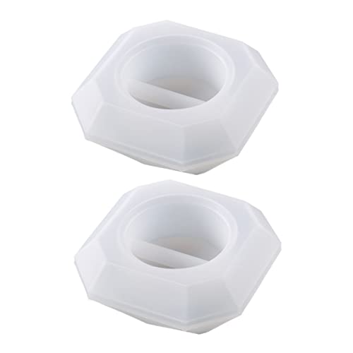 OSALADI 2Stücke Teiliges Silikon Kerzenhalter Form DIY Epoxid Mold für Kerzenständer Einfach zu Bedienen Leicht zu Reinigen und Kompakt für Heim und Bastelprojekte OSALADI 2Stücke Teiliges Silikon Kerzenhalter Form DIY Epoxid Mold für Kerzenständer Einfach zu Bedienen Leicht zu Reinigen und Kompakt für Heim und Bastelprojekte von OSALADI