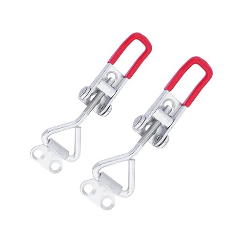 OSALADI 2Stücke Verstellbare Metall Schnellspanner für Tür und Schrank Robuste Knebelverschlüsse für Boxen und Kisten ohne Schloss OSALADI 2Stücke Verstellbare Metall Schnellspanner für Tür und Schrank Robuste Knebelverschlüsse für Boxen und Kisten ohne Schloss von OSALADI