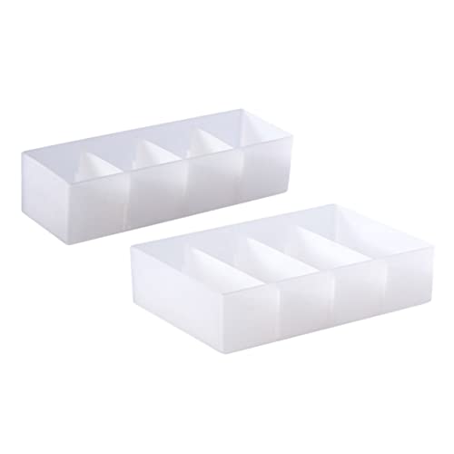 OSALADI 2er-Packung Aufbewahrungsbox Aufbewahrungsbox Büro Favorisieren Faltbar Lagerbehälter Schubladenteiler Organizer Zinn Geschirr Mülleimer Kabel Fall Kiste Monitor Geld TPU von OSALADI