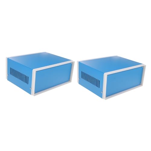 OSALADI 2 Stücke Box Robuste Metall Gehäuse Box Projekt Box Gehäuse Für Elektronik Einheit Box Management Einbau Junction Box Für OSALADI 2 Stücke Box Robuste Metall Gehäuse Box Projekt Box Gehäuse Für Elektronik Einheit Box Management Einbau Junction Box Für von OSALADI