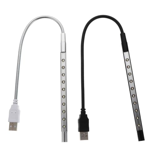 OSALADI 2st Augenlicht Notebook-nachtlicht Tragbare Schreibtischlampe Mini-usb-led-licht Led-nachtlicht Led-leselampe Flexible Lampe Flexible Tastaturbeleuchtung Leselicht Metallschlauch OSALADI 2st Augenlicht Notebook-nachtlicht Tragbare Schreibtischlampe Mini-usb-led-licht Led-nachtlicht Led-leselampe Flexible Lampe Flexible Tastaturbeleuchtung Leselicht Metallschlauch von OSALADI