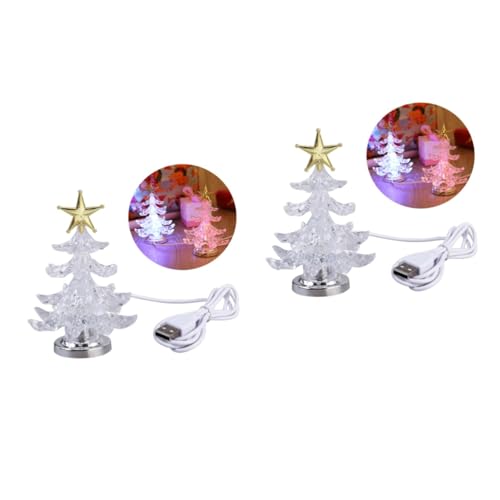 OSALADI 2stücke Rgb Weihnachtsbaum Nachtlicht Usb-betriebene Tischlampe Für Festliche Dekoration Für Kinderzimmer Wohnzimmer Und Büro Klarer Look Goldene Baumspitze OSALADI 2stücke Rgb Weihnachtsbaum Nachtlicht Usb-betriebene Tischlampe Für Festliche Dekoration Für Kinderzimmer Wohnzimmer Und Büro Klarer Look Goldene Baumspitze von OSALADI