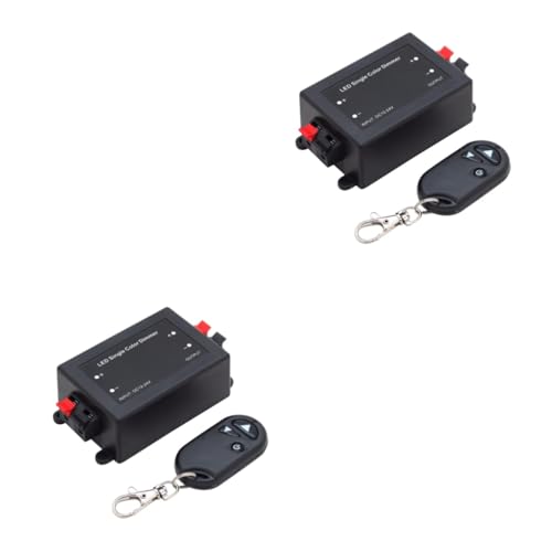 OSALADI 2stücke Dimmer Fernbedienung Einfarbiger Pwm-dimmer Mit Tasten Zur Helligkeitsregelung Für Beleuchtung Und Dekoration von OSALADI