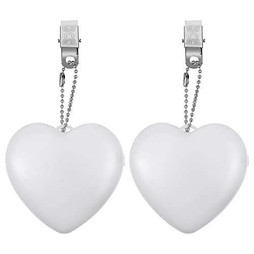 OSALADI 2st Herz-nachtlicht Handtasche Licht Für Frauen Kleine Lampe Automatische Beleuchtung Ihrer Tasche Led-taschenlicht Berührungssensor Licht Herz Lampe Mini Laterne Weiß Fräulein Stk von OSALADI