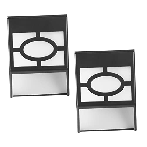 OSALADI Solar Wandleuchte LED Wandlampe Ip65 Retro Design 2 Stück Schwarz Warmweiß Solarleuchten für Außen Garten Energiesparend Einfache Installation von OSALADI