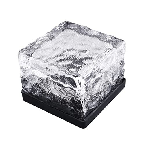 OSALADI 2st Solarziegel Geführt Solare Eisfelsen Solar-led-stein Solar-landschaftsleuchten Solar-ziegellichter Led-solarleuchten Dekorative Solarleuchten Schmücken Regenfest von OSALADI