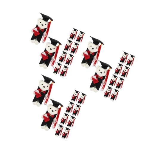 OSALADI 3 Sätze Dr Bär Puppe Bär Verzierungen Überraschung Mini Abschluss Bär Bouquet Bär Puppe Abschluss Party Gastgeschenke Bär Abschluss Dekoration Mini Bären Miniatur 10 Stück * 3 OSALADI 3 Sätze Dr Bär Puppe Bär Verzierungen Überraschung Mini Abschluss Bär Bouquet Bär Puppe Abschluss Party Gastgeschenke Bär Abschluss Dekoration Mini Bären Miniatur 10 Stück * 3 von OSALADI