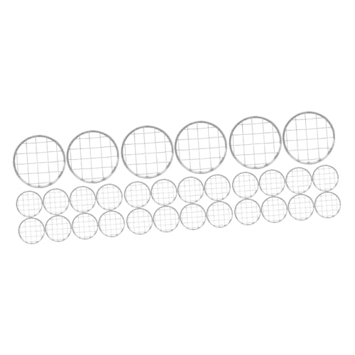 OSALADI 3 Sätze Teiliges Metall Vase Gitter Für Blumenarrangements Wiederverwendbares Gitter Für Blumensträuße Für Hochzeiten Und Veranstaltungen Und Leicht Zu Reinigen 10 Stück * 3 von OSALADI