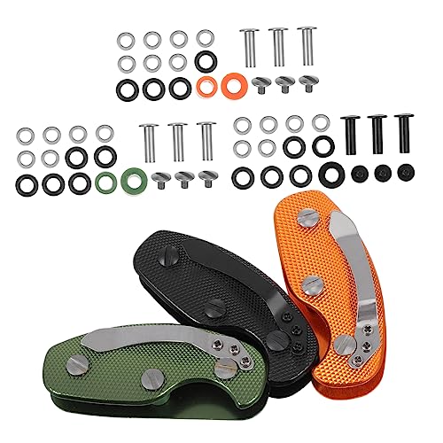 OSALADI 3 Sätze Teiliges Outdoor Schlüsselhalter aus Aluminiumlegierung Praktischer Schlüsselorganizer für Verschiedene Schlüsselarten Platzsparend und Einfach zu Verwenden von OSALADI
