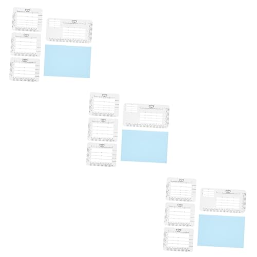 OSALADI 3 Sätze Teiliges Set Diy Einladungskarten Schablonen Multifunktionale Briefumschlag Vorlagen Für Hochzeiten Partys Geburtstagskarten Und 4 Stück * 3 von OSALADI