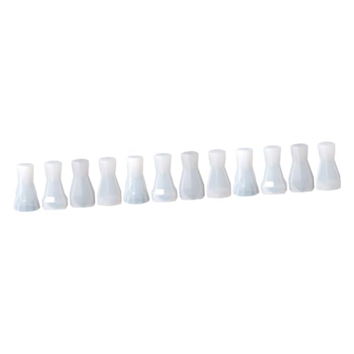 OSALADI 3 Sätze Teiliges Silikonform Für Ringhalter Und Dekoration Diy Epoxidharz Gießformen Für Kerzen Seife Und Handwerksprojekte Flexibel Und Langlebig 4 Stück * 3 von OSALADI