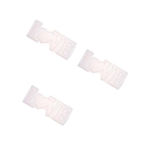 OSALADI 3 Stck. Diy Silikonform für Kreative Kristall Ordnung mit Englischen Wörtern für Handgemachte Dekoration Flexibel und Einfach zu Entformen für Bastelprojekte OSALADI 3 Stck. Diy Silikonform für Kreative Kristall Ordnung mit Englischen Wörtern für Handgemachte Dekoration Flexibel und Einfach zu Entformen für Bastelprojekte von OSALADI