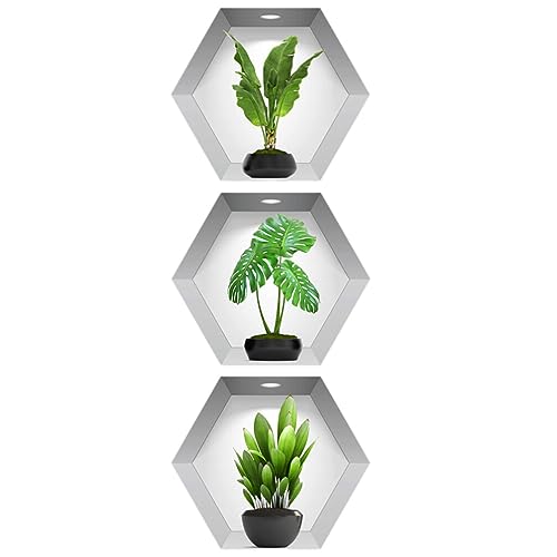 OSALADI 3st Bonsai-aufkleber Wandtattoos Für Schlafzimmer Zuhause Aufkleber Dekorative Aufkleber Für Die Wand Selbstklebendes Wandtattoo Blumentopfaufkleber Pvc 35 c Anlage Pflanze von OSALADI