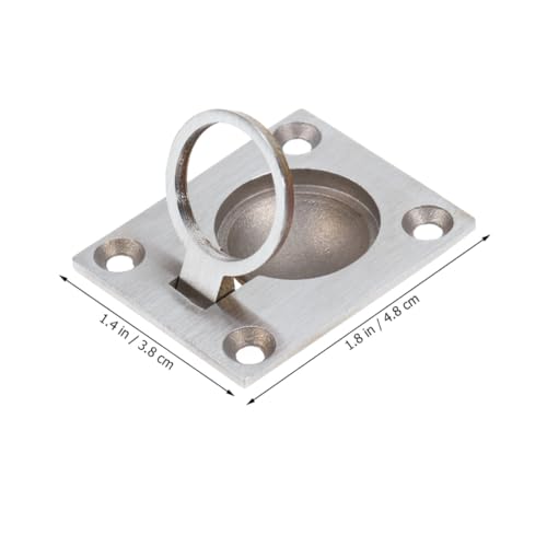 OSALADI 3 Stück Edelstahl Griffmulden Unsichtbare Ziehgriffe für Schiebetüren Schrank Möbelgriff Recessed Pull Handle aus Rostfreiem Stahl für Schublade Kommode Garderobe von OSALADI