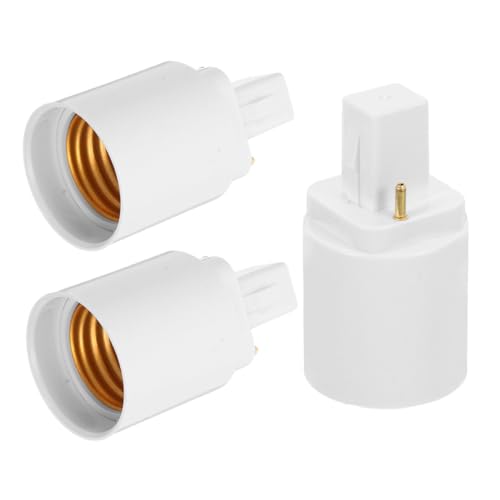 OSALADI 3 Stück Gd zu LED Lampenfassung Adapter Pin Sockel Adapter für LED Lampen Einfache Installation Energiesparend Einsetzbar von OSALADI