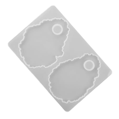 OSALADI 3 Stück Palettenform DIY Schminktablett Form Silikonform für Schminktablett DIY Bastelform Tabletts Schalenguss Epoxidform selber machen handgefertigte Handwerksform Kieselgel Weiß von OSALADI