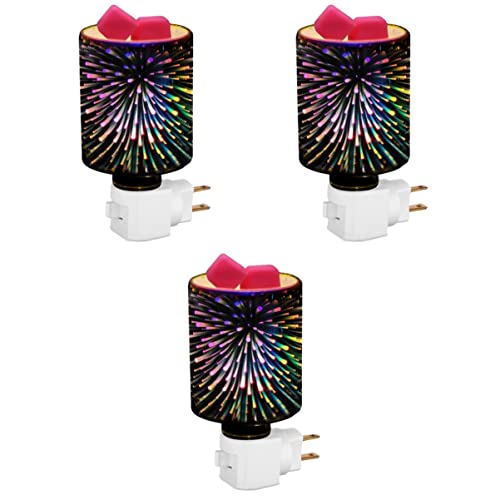 OSALADI 3 Stück Steckerwärmer für D-Lampe UK Schmelzwachs Muster Duftkerze Büro Glas Zuhause Farbbrenner OSALADI 3 Stück Steckerwärmer für D-Lampe UK Schmelzwachs Muster Duftkerze Büro Glas Zuhause Farbbrenner von OSALADI