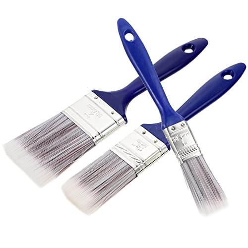 OSALADI 3 Stück Teiliges PVC Kleber Pinsel Flachpinsel mit Nylonborsten für Kunst DIY Projekte und Heimwerkerarbeiten Je von OSALADI