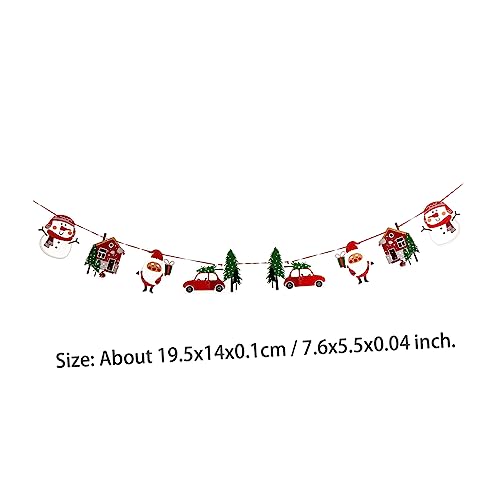 OSALADI 3 Stück Weihnachtliche Papier Banner Cartoon Hängend Wiederverwendbar Für Innen Außen Partydekoration Weihnachten OSALADI 3 Stück Weihnachtliche Papier Banner Cartoon Hängend Wiederverwendbar Für Innen Außen Partydekoration Weihnachten von OSALADI