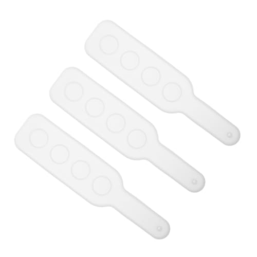 OSALADI 3 Stück Weinglashalter Formen Epoxidharz Silikonform Für Schnapstabletts Für DIY Kristallhandwerk Bierflug Paddel Untersetzer Formen Für Party Und Heimdekoration von OSALADI
