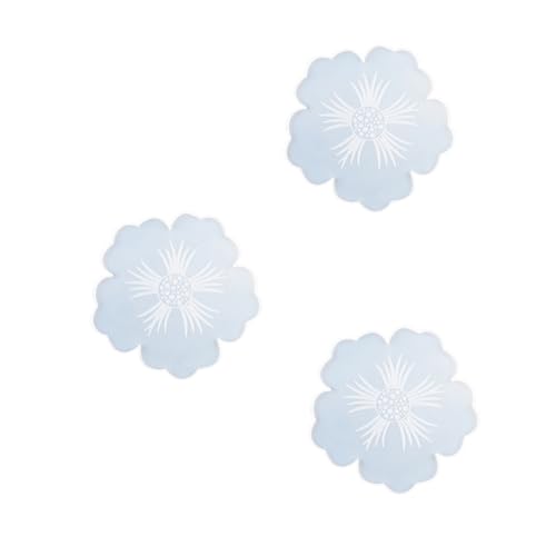 OSALADI 3 Teilige Kristall Epoxidform Kleine Form Basteln Hohlräume Basteln Untersetzerform Form Untersetzer Küche Blumen Innenbereich Bastelform Formen Für Heimdekoration von OSALADI
