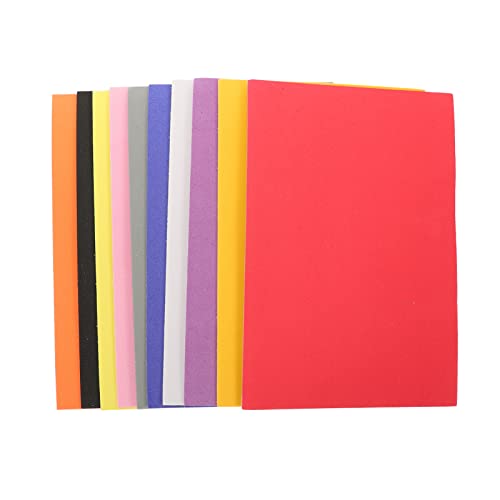OSALADI 30 Blatt Bunte Selbstklebende Schaumstoffplatten für Eva Bastelpapier für DIY Projekte Scrapbooking Kreative Handarbeiten von OSALADI