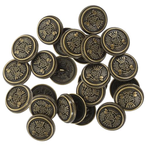 OSALADI 30 Stück Retro Style Anzugknöpfe Multifunktionale Ersatzknöpfe für Kleidung Dekorative Vintage Metallknöpfe für Mäntel und Antikbronze OSALADI 30 Stück Retro Style Anzugknöpfe Multifunktionale Ersatzknöpfe für Kleidung Dekorative Vintage Metallknöpfe für Mäntel und Antikbronze von OSALADI