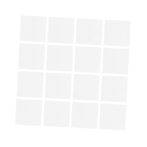 OSALADI 30 Stück Teiliges DIY Kreuzstich Kunststoff Mesh Gitter Vielseitige Bastelunterlage für Projekte Robust und Langlebig für Handarbeiten und Designs von OSALADI