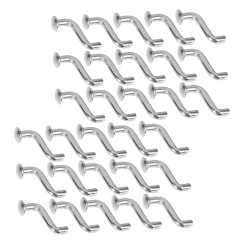 OSALADI 30 Stück Teiliges Palettenregal Verbindungsstück S Förmiger Sicherheitsbolzen aus Metall mit Flachem Kopf Verstärkte Steckverbindung für Schwerlastregale Universeller OSALADI 30 Stück Teiliges Palettenregal Verbindungsstück S Förmiger Sicherheitsbolzen aus Metall mit Flachem Kopf Verstärkte Steckverbindung für Schwerlastregale Universeller von OSALADI